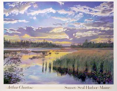 Sunset, Seal Harbor, Maine (poster)